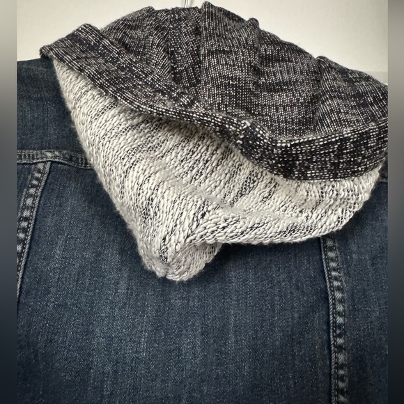 TORRID | Denim French Terry Jacket - Picture 9 of 10